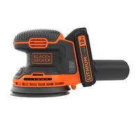 BLACK+DECKER BDCROS18-QW Ponceuse excentrique 18 V, Orange, Set de 4 Pièces