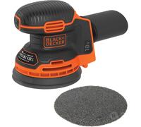 Black & Decker Ponceuse excentrique sans fil BDCROS18N-XJ 18V 125mm sans batterie/chargeur