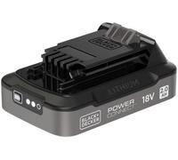 Black & Decker BDL2018S-XJ Batterie Li-ion (18V/2,0Ah), indicateur de charge