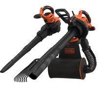 Black & Decker BEBLV301-QS Aspirateur de feuilles électrique 3 en 1 (3000W/72L)