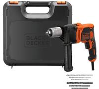 Black & Decker BEH850K-QS Perceuse a percussion (850 W/13 mm), coffret