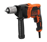 Black & Decker Perceuse à percussion filaire BEH850K-QS 850W 54 400 cps/min 6 accessoires en coffret