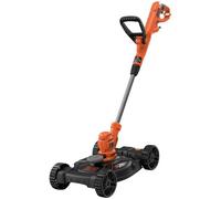 BLACK+DECKER Coupe-bordures 3-en-1 550W, BESTA530CM-QS | Largeur de coupe 30 cm, avance auto du fil, roue de guidage et hauteurs de coupe de 40 à 60 mm