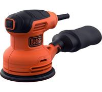 Black & Decker Ponceuse excentrique filaire BEW210-QS 230 W 125 mm - sac de collecte et 1 abrasif