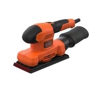 BLACK+DECKER PONCEUSE VIBRANTE 1/3 DE FEUILLE 150 WATTS - 1 abrasif - 1 sac de collection des poussières, BEW220-QS