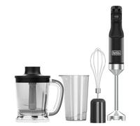 BLACK+DECKER Black & Decker BXHBA1501E Mélangeur par Immersion 1500 W Noir, Transparent, ES9160170B