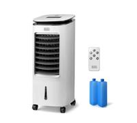 Black+Decker|BXAC7E Climatiseur Mobile | Télécommande | Oscillation 3 vitesses et modes |Blanc