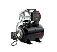 Black+Decker BXGP1100XBE Pompe autoamorçante avec réservoir pour eaux claires (1100 W, Débit max. 4.600 l/h, Hauteur d'élévation max. 45 m)