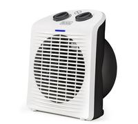 BLACK+DECKER BXSH2000E - Chauffage Soufflant 2000W | 2 Niveaux Chauffage + Ventilateur | IP21 Salle de Bain | Thermostat Réglable | Anti-Surchauffe & Anti-Basculement | Compact avec Poignée