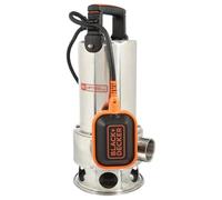 Black+Decker BXUP1100XDE Pompe Submersible Eaux Sales (1100 W, Débit max. 16500 l/h, Hauteur d'élévation 10.5 m)