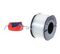 BLACK+DECKER Cassette avec Bobine de Rechange pour Coupe-Bordures, 2 x 6 m de Fil en Nylon Reflex Plus, Fil de ⌀1,5 mm & Bobine de Rechange, 50 m de Fil en Nylon, Fil de ⌀1,5 mm