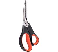 BLACK+DECKER Ciseaux à Fleurs - Cisaille de Jardin Polyvalents - Sécateur avec Lame en Acier - Poignée en Plastique - Coupe Fleurs et Cisailles - Noir/Orange