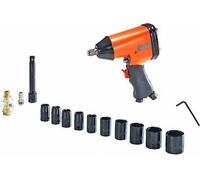 Black+Decker hocs pneumatique 1/2" + 10 douilles