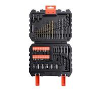 Black & Decker Coffret perçage et vissage A7188-XJ 50 accessoires (forets, embouts, douilles)