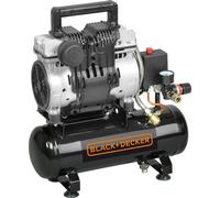 BLACK+DECKER Compresseur d'air 6 L 230 V Silencieux