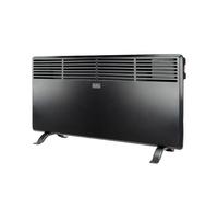 Black+Decker - Convecteur Mural BXCSh120 | 1200W | Programmable Jour & Semaine | Thermostat 35°C | Écran Tactile | IP24 | Fonction Fenêtre Ouverte | Montage Mural ou sur Pied | 12 m²
