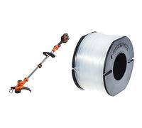 BLACK+DECKER Coupe-Bordures sans Fil 36V, Coupe-Bordures 33 cm & Bobine de Rechange pour Coupe-Bordures, 50 m de Fil en Nylon Transparent et Résistant, Fil de ⌀1,5 mm, A6171-XJ