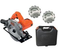 Black & Decker CS1250LKA-QS Scie circulaire filaire (190mm/1250W), 2x disque et coffret