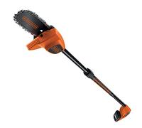 BLACK+DECKER Elagueur sur Perche Sans Fil 18 V - Coupe-Branches sur Batterie 18 V 2 Ah avec Manche Télescopique de 1,74 m à 2,92m et Grip à la Poignée et au Manche - Guide de 20 cm GPC1820L20-QW