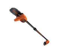 BLACK+DECKER Elagueur sur Perche Sans Fil 18 V - Coupe-Branches sur Batterie 18 V 2 Ah avec Manche Télescopique de 1,74 m à 2,92m et Grip à la Poignée et au Manche - Guide de 20 cm GPC1820L20-QW
