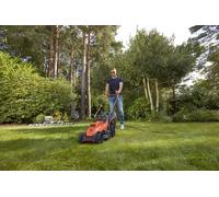 Black & Decker Elektro-Rasenm.,1400W,34cm,Fahrrad-Griff
