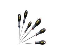 Stanley Jeu de 6 tournevis FatMax 0-65-428 – Parallèle/Évasé/Pozidriv, Fabriqués en France