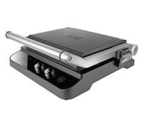 BLACK+DECKER Grill de table Contrôle de la température Plaques supplémentaires 2000W Brossé