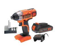 Black & Decker Visseuse à chocs sans fil BDCIM18D1A-QW 18V 1 batterie 2,0 Ah Li-Ion + accessoires