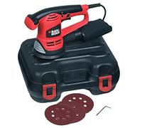 Black & Decker Ponceuse excentrique filaire KA191EK 480 W 125 mm 3 abrasifs Coffret
