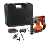 BLACK+DECKER Marteau combiné sans fil, 2x batteries 2,5 Ah BCD900E2K