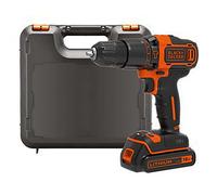 Black & Decker Perceuse-visseuse à percussion BDCHD18K 18V 1,5 Ah Li‑Ion mallette chargeur 400 mA
