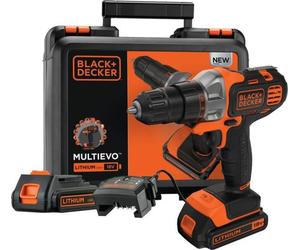 Black & Decker Multievo Starter-Set, 18V 2x1,5Ah Li-Ion