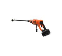 BLACK+DECKER Nettoyeur à Pression - 18V - 24 bars - Multi-Usages - Puissance de l'Eau Réglable - Tube Amovible 57 cm - Batterie Protégée - 5 Accessoires - Batterie et Chargeur - BCPC18D1-QW