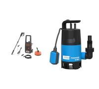BLACK+DECKER Nettoyeur Haute Pression BXPW1500PE avec Patio Cleaner et Brosse Fixe & Güde 94630 - GS4002P - Pompe submersible pour eaux usées - Avec interrupteur à flotteur - 400 W