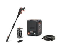 Black+Decker Nettoyeur Haute Pression BXPW1700C, Compact, pour Voitures et extérieur de la Maison, Pression Max. 130 Bars, débit Max. 450 l/h, Puissance absorbée 1700 W