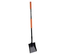 BLACK+DECKER Pelle Plate avec Tête Carrée - Pelle Jardin 149 cm - Fibres de Verre Robustes et Légères - Noir
