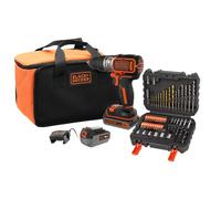 Black & Decker Perceuse à percussion sans fil BL188ME2SA-QW 18V 2 batteries 2.5Ah+4Ah chargeur sac