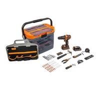 BLACK+DECKER Perceuse-visseuse à percussion sans fil BCKSB04, 18 volts, Perceuse à percussion