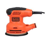 BLACK+DECKER Ponceuse excentrique filaire - 230W - 125mm - 1 abrasif - Livrée avec un sac de collection des poussières, BEW210-QS