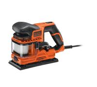 BLACK+DECKER Ponceuse 1/3 feuille KA330EKA-QS - 270W filaire DuoSand, plateau 91x189 mm en coffret