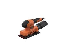 BLACK+DECKER PONCEUSE VIBRANTE 1/3 DE FEUILLE 150 WATTS - 1 abrasif - 1 sac de collection des poussières, BEW220-QS