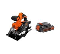 BLACK & DECKER Scie circulaire sans fil BDCCS18N-XJ - 140 mm - 18 V + Batterie offerte