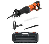 Black+Decker Scie sabre 750W - 2800 cps/min, 2 lames et coffret - BES301K-QS