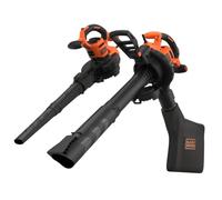 BLACK+DECKER Souffleur Aspirateur Broyeur de Feuilles 3-en-1 3000W, BEBLV300SB-QS