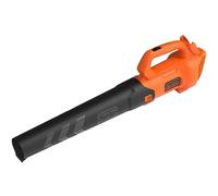 BLACK+DECKER Souffleur Axial Sans Fil 18V, Souffleur de Feuilles Mortes avec 2 Vitesses et Racloir Intégré, Vitesse de Soufflerie 150 km/h, Sans Batterie, Ni Chargeur, BCBL200B-XJ Orange