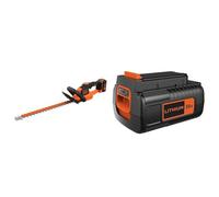 BLACK+DECKER Taille-Haies Electrique sans Fil 36V 55 cm avec Batterie 2,5 Ah & BL2536-XJ Batterie Slide-Pack - 36 V - 2, 5 Ah - Technologie Lithium