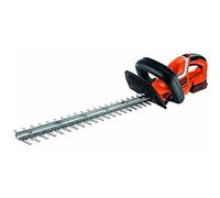 BLACK+DECKER Taille-Haies Sans Fil 18V, Electrique 45 cm avec Batterie 2 Ah, Lame Asymétrique Double Action, Double Interrupteur et Double Poignée, Ecartement 18 mm, GTC1845L20-QW
