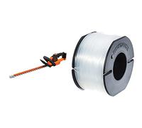 BLACK+DECKER Taille-Haies sans Fil 36V, Taille-Haies Electrique 55 cm avec Lame Asymétrique Double Action & Bobine de Rechange, 50 m de Fil en Nylon Transparent et Résistant, Fil de ⌀1,5 mm