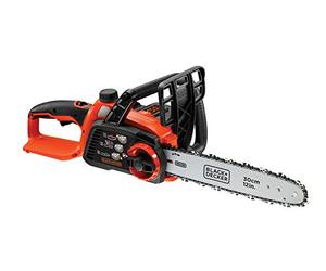 BLACK+DECKER Tronçonneuse Sans Fil 36V, Tronçonneuse Electrique 30 cm avec Lubrification Automatique, Coupe Jusqu'à Ø 23 cm, Tendeur de Chaine Sans Outil, Sans Batterie, Ni Chargeur, GKC3630LB-XJ