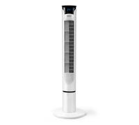 BLACK+DECKER Ventilateur colonne blanc à 3 vitesses 45 W - 100 cm
